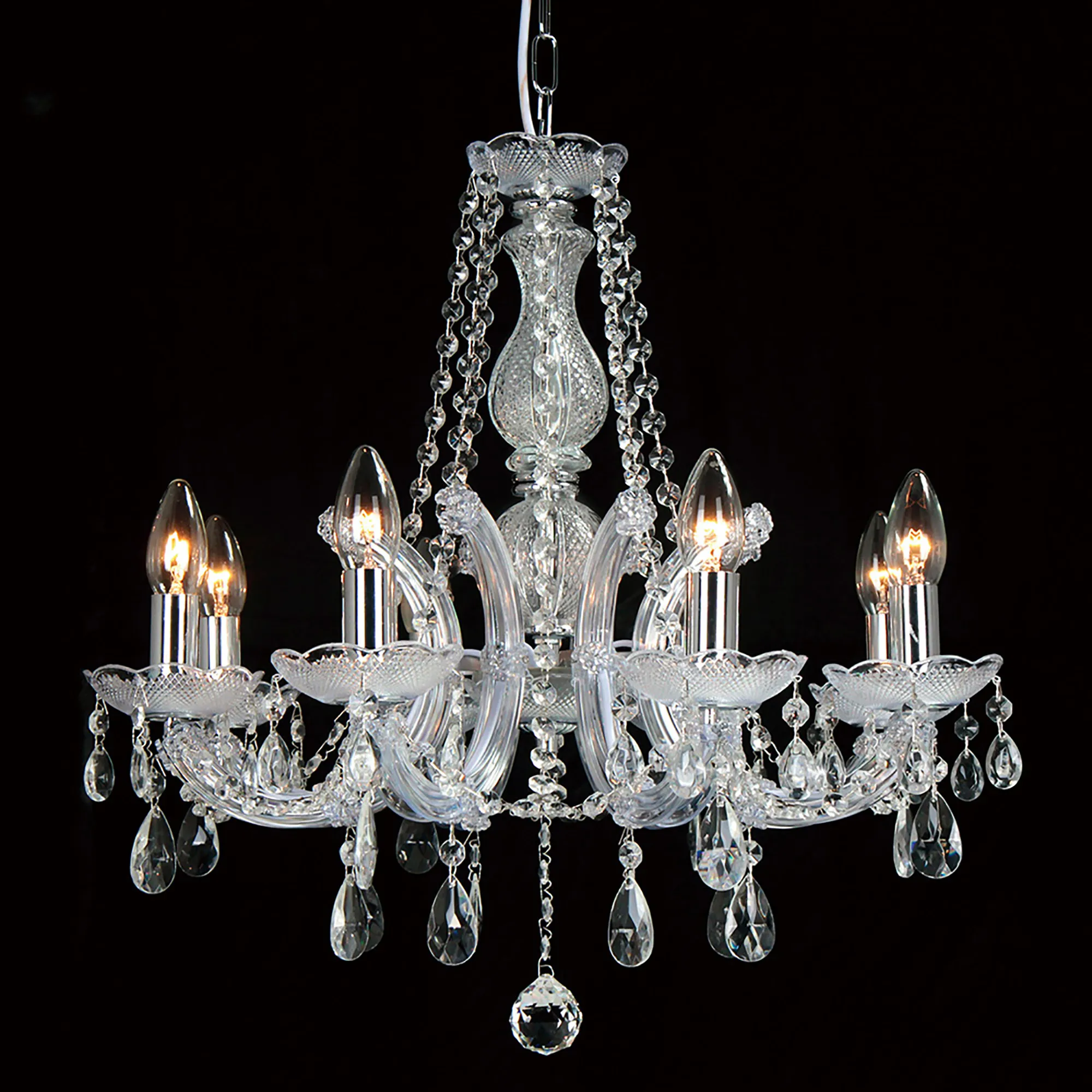Gabrielle Crystal Ceiling Lights Deco Multi Arm Crystal Fittings